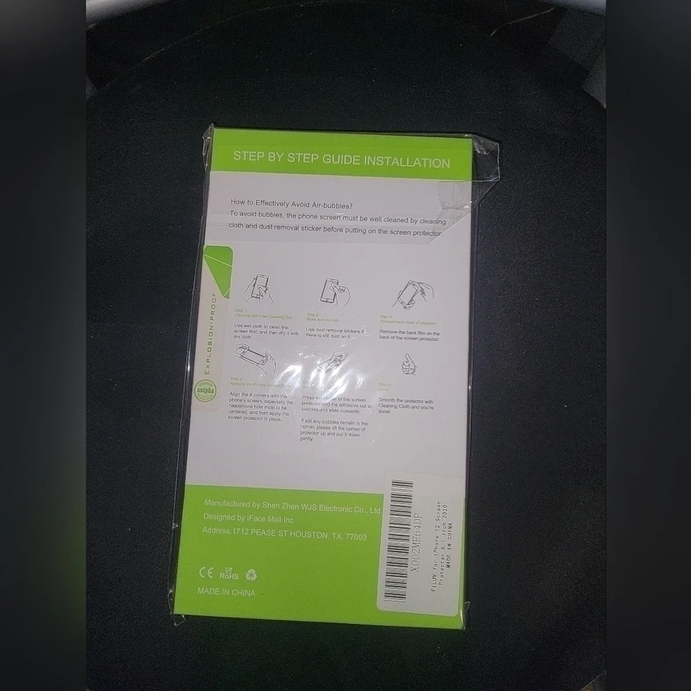 🧡NIB Screen Protector Tempered Glass Iphone